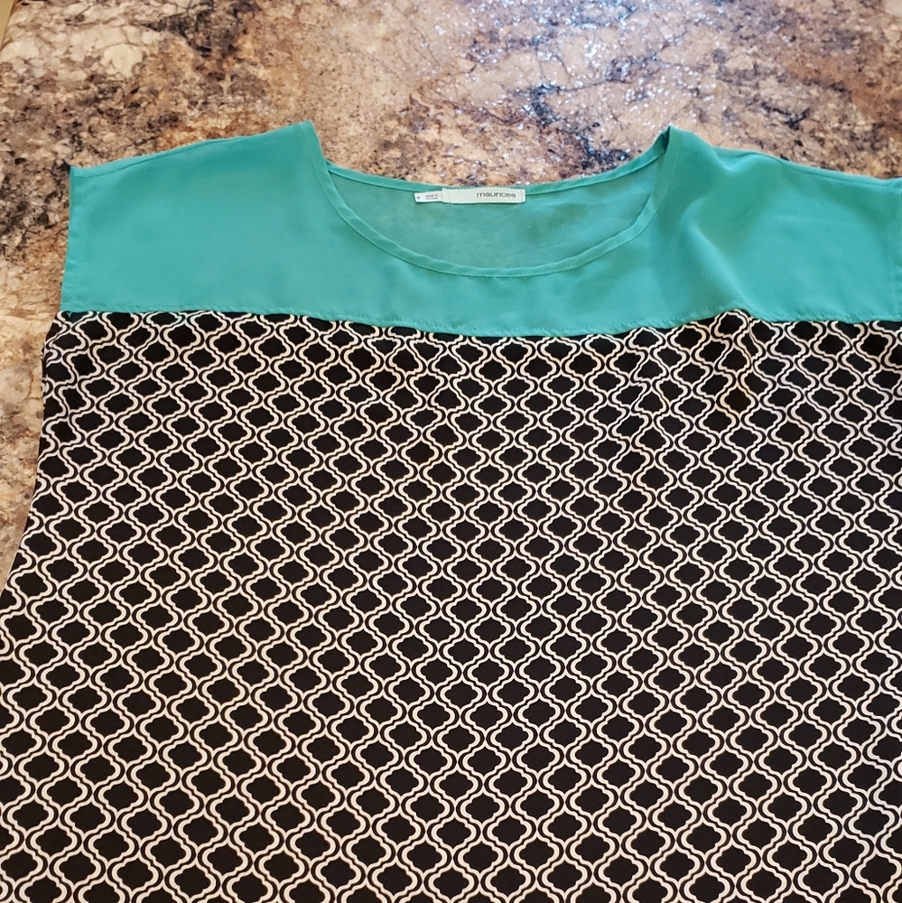 Sheer womans shirt. Worn once.